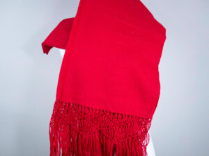 Handmade Mexican Woven red 100% Artisanal Cotton